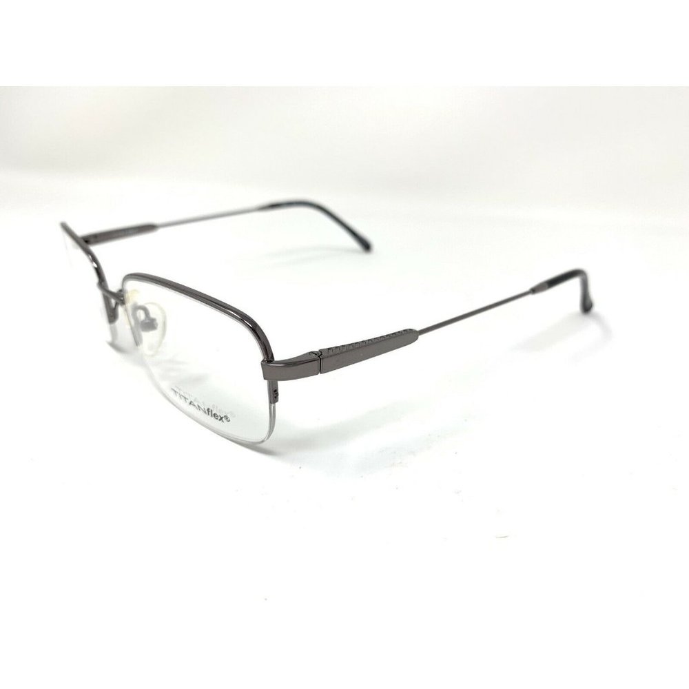 TitanFlex Eyeglasses M903 Gunmetal Half Rimless Size 53 [] 18-145